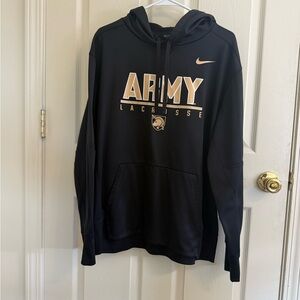 Army West Point Lacrosse Nike Black Dri-FIT Hoodie